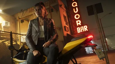 Official Rockstar Games screenshot of Lucia Caminos