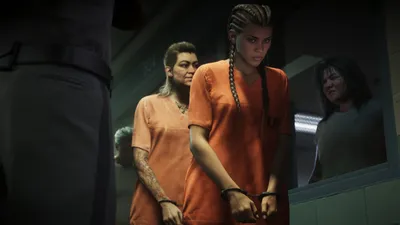 Official Rockstar Games screenshot of Lucia Caminos