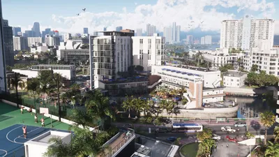 Official Rockstar Games screenshot of Vice City