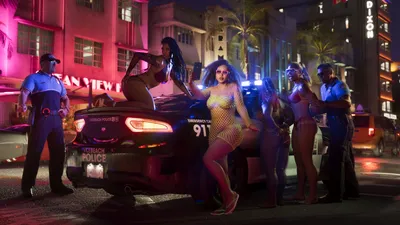 Official Rockstar Games screenshot of Vice City